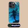 Game GI Lynette Glass MagSafe Mobile Phone Case for iPhone 17 16 15 14 13 12 11 Air Pro Max Plus Mini Colorful Cover