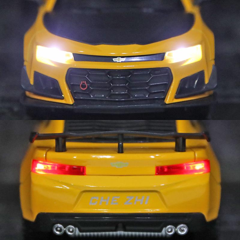 Chevrolet Camaro Bumblebee Alloy Model Toy Car for Boys