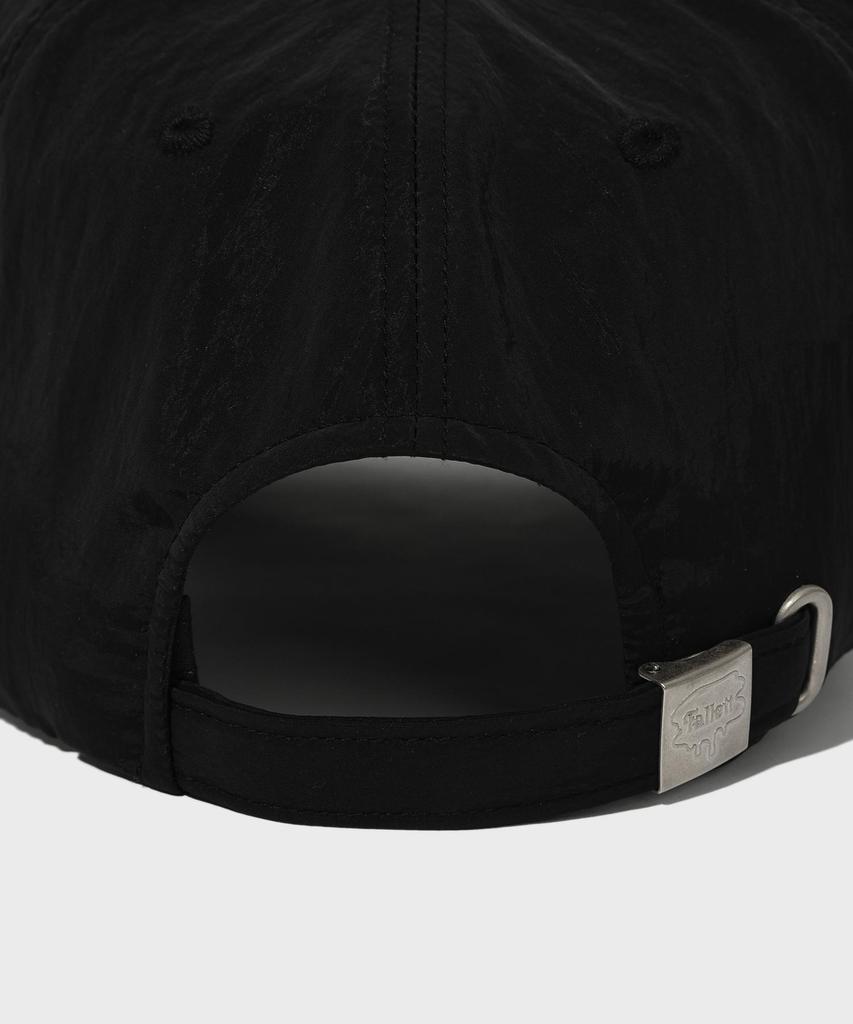 FALLETT Nylon Story Logo Ball Cap Black