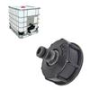   IBC   Adapter, 2 Inch Coarse Thread Plastic Connector with   Valve for Fine  Control, Standard Fit for IBC Water Container  