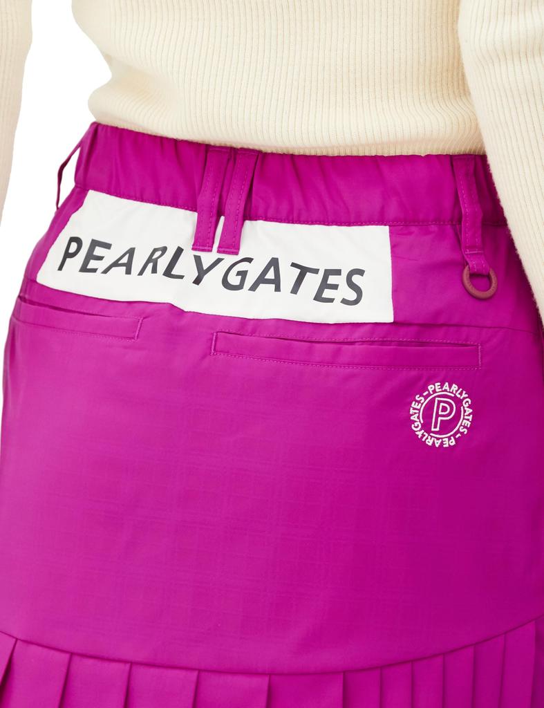 skirt heat electrostatic Golf 0 [Pearly Gates] Women's water-repellent (plaid pattern, retention, windproof, function) / / 055-3234008 090_Pink [S]