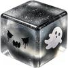Halloween Spooky Cube Squishies Toy Transparent Glitter Maltose Stress Relief Squeeze Toy For Party Favor Kids Gift Decor