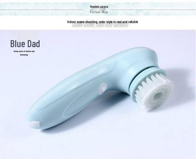 

Автоматична обертова електрична щітка для вмивання обличчя для глибокого очищення пор та видалення чорних цяток English Packaging