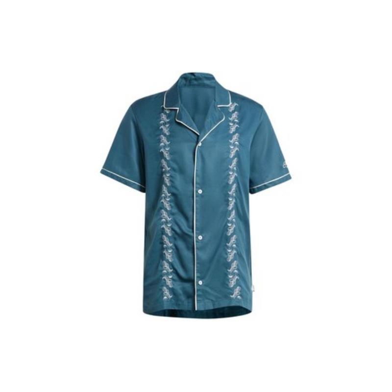 

adidas Originals Solid Color Polo Short Sleeve Shirt EU L синий
