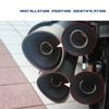 For QJMOTOR SRV600 Motorcycle Exhaust Muffler  Plug Noise Reduction Baffle Mod Parts