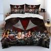 R-Resident Evil Games Gamer Bedding Set Duvet Cover Sheet Printed Bed Set Pillowcase Bed Full Queen King Size Comforter Bedroom