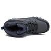 New Autumn High Top Sneaker Men Winter Plush Warm Snow Boots Outdoor Anti Slip Wear Resistant Mountaineering Hiking Footwear