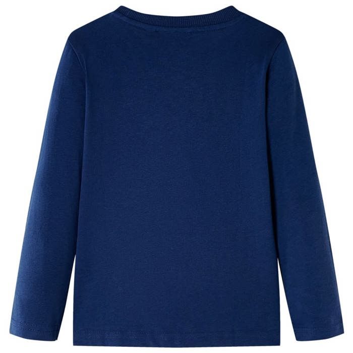 Kids' Long-sleeved T-shirt Navy Blue 92/104/116/128/140