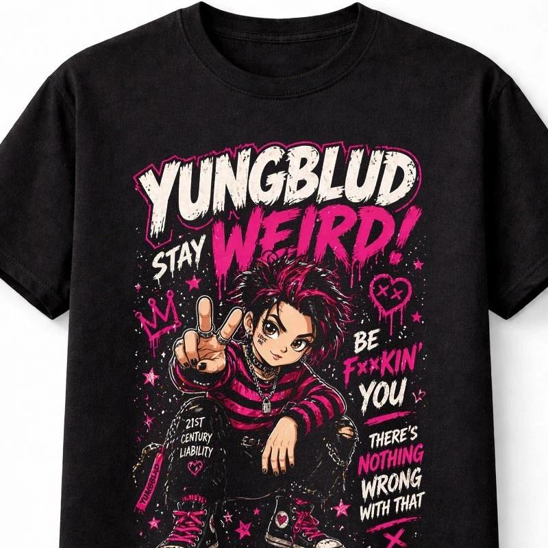 Yungblud Stay Weird Graphic Unisex Punk Rock Pop TShirt S
