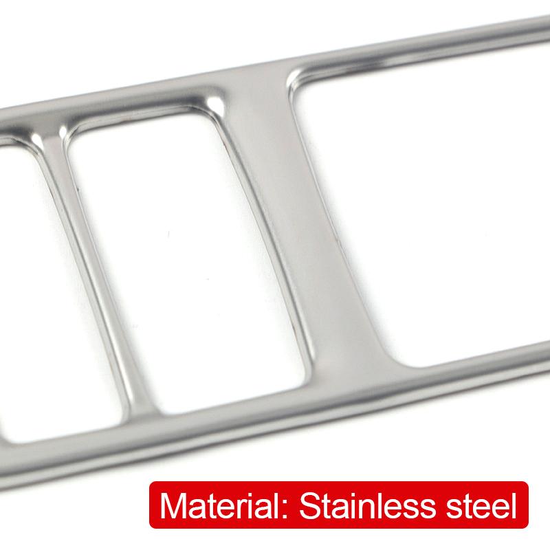 For Honda Civic 11th Gen 2022 2023 Stainless Steel Car Gear Shift Parking Button Panel Trim Frame Sticker Cover