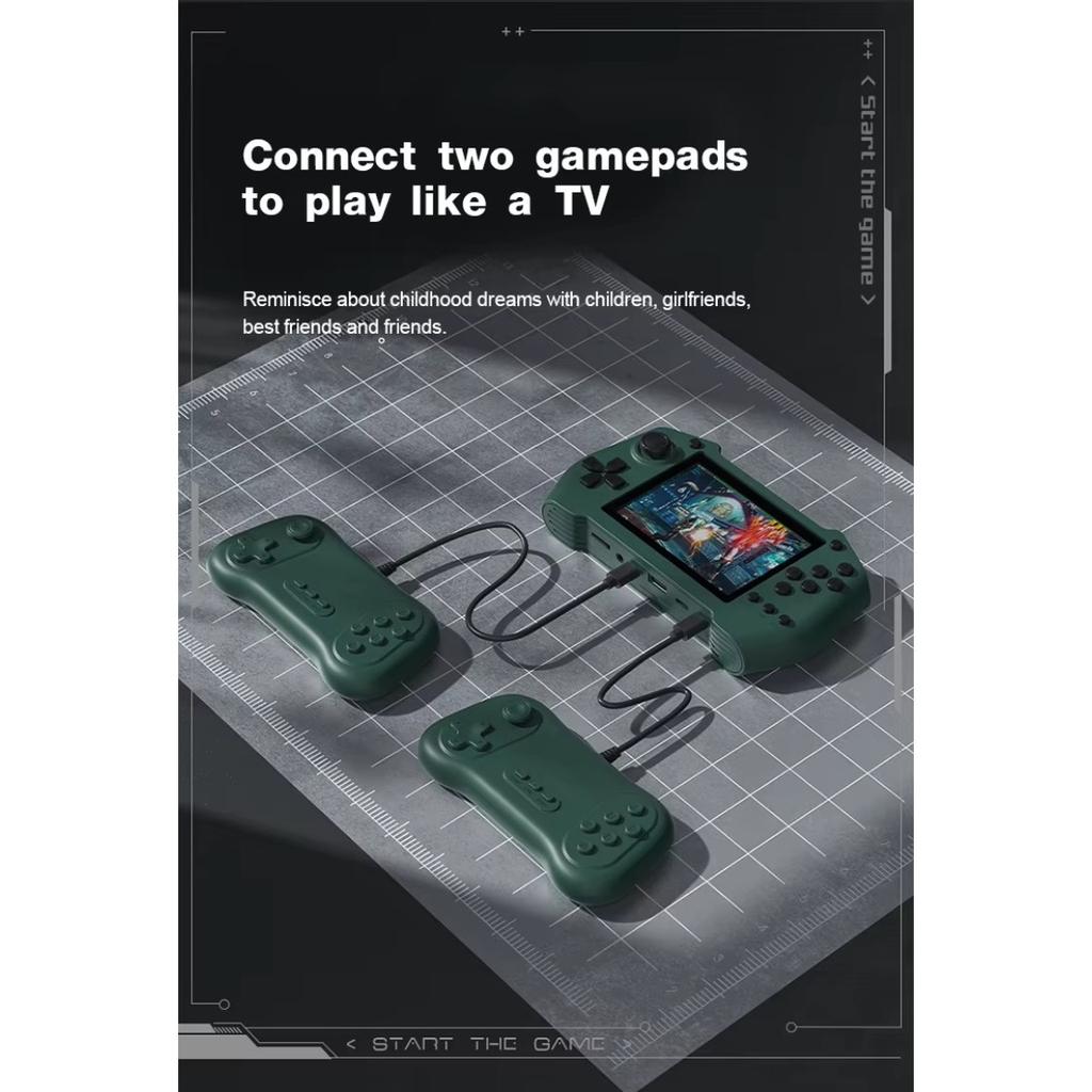 DY14 Arcade Game Machine, 3.5 Inch, Treasure Charging, Portable, Mobile Power Comes with Two-Wire Game Power Bank