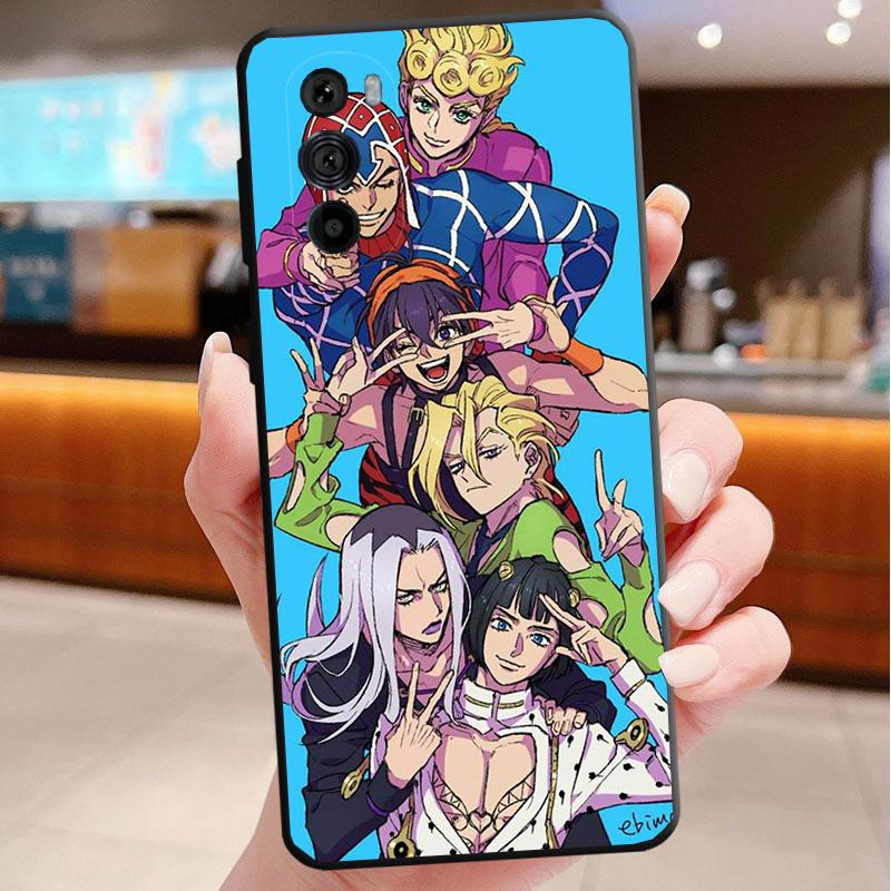 Phone Case For Motorola Edge 50 40 Pro 60 50 40 30 Ultra Neo Fusion Moto G85 G72 G53 G54 G84 G13 G32 JoJo Bizarre Adventure