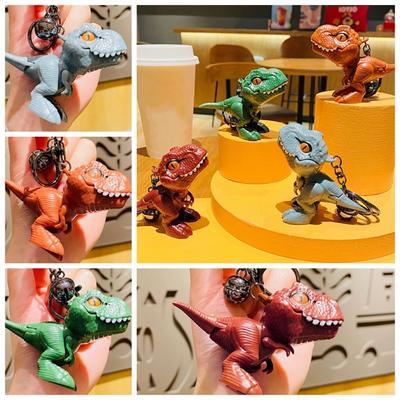 Kreskówkowy Dinozaur Tyranozaur Rex Lalka Brelok Gryzący Rękę Lalka Tyranozaura Rexa Ręka Gryząca Dinozaur Brelok Moda Plastiki