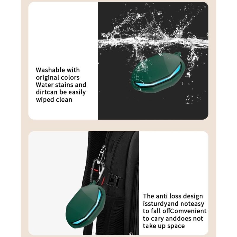 Protective Plastic Case with Carabiner for GM2 Pro Earphone Nonscratch Cover ShockproofShells