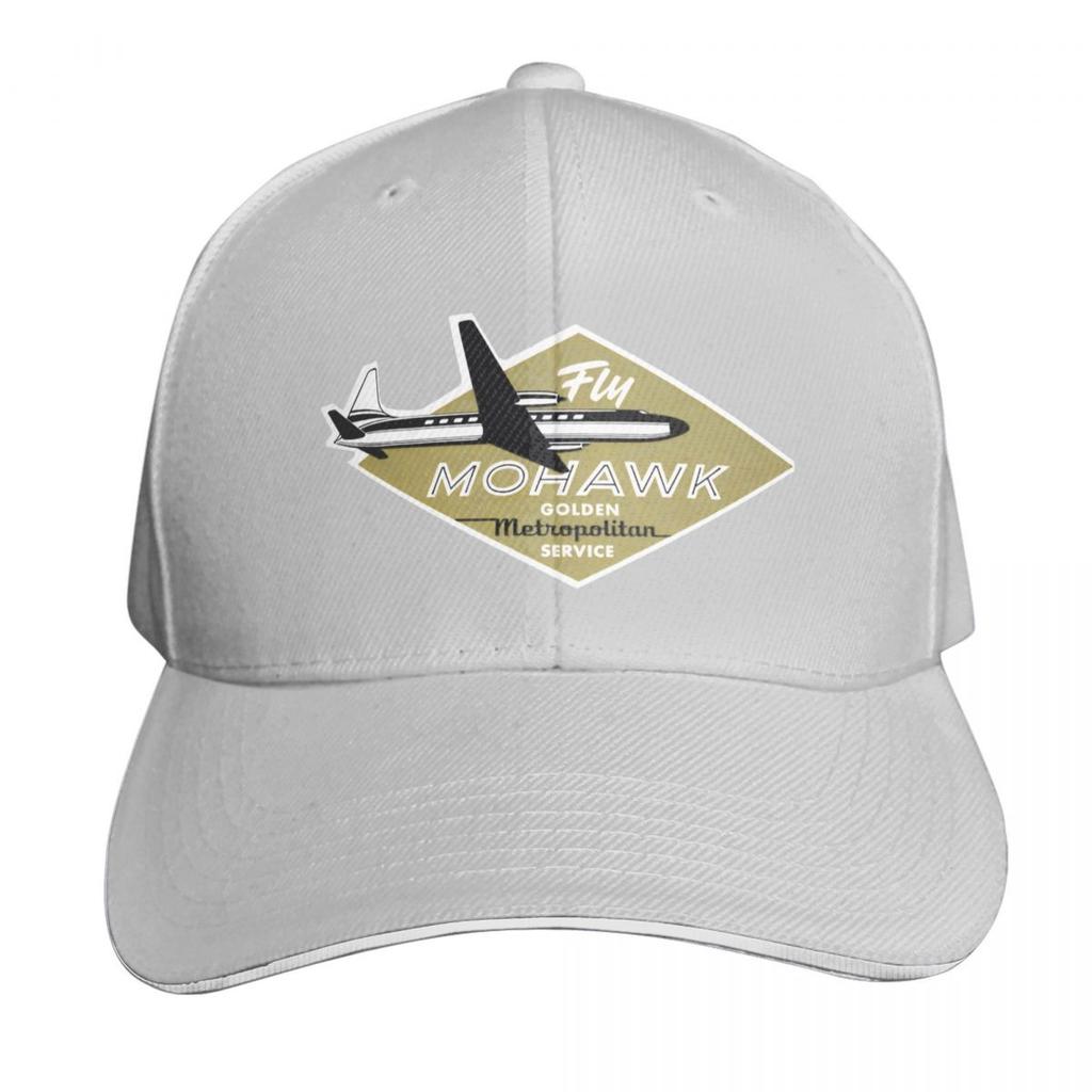 Mohawk Airlines Baseball Cap Hat Unisex Snap Back Hat GentleUnisex Hat Funny For Girls Unisexs
