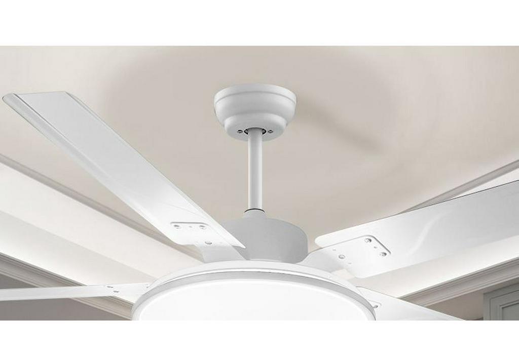 Ultra-thin Silent Ceiling Fan with Light - High Airflow for Living Room, Dining Room, Bedroom