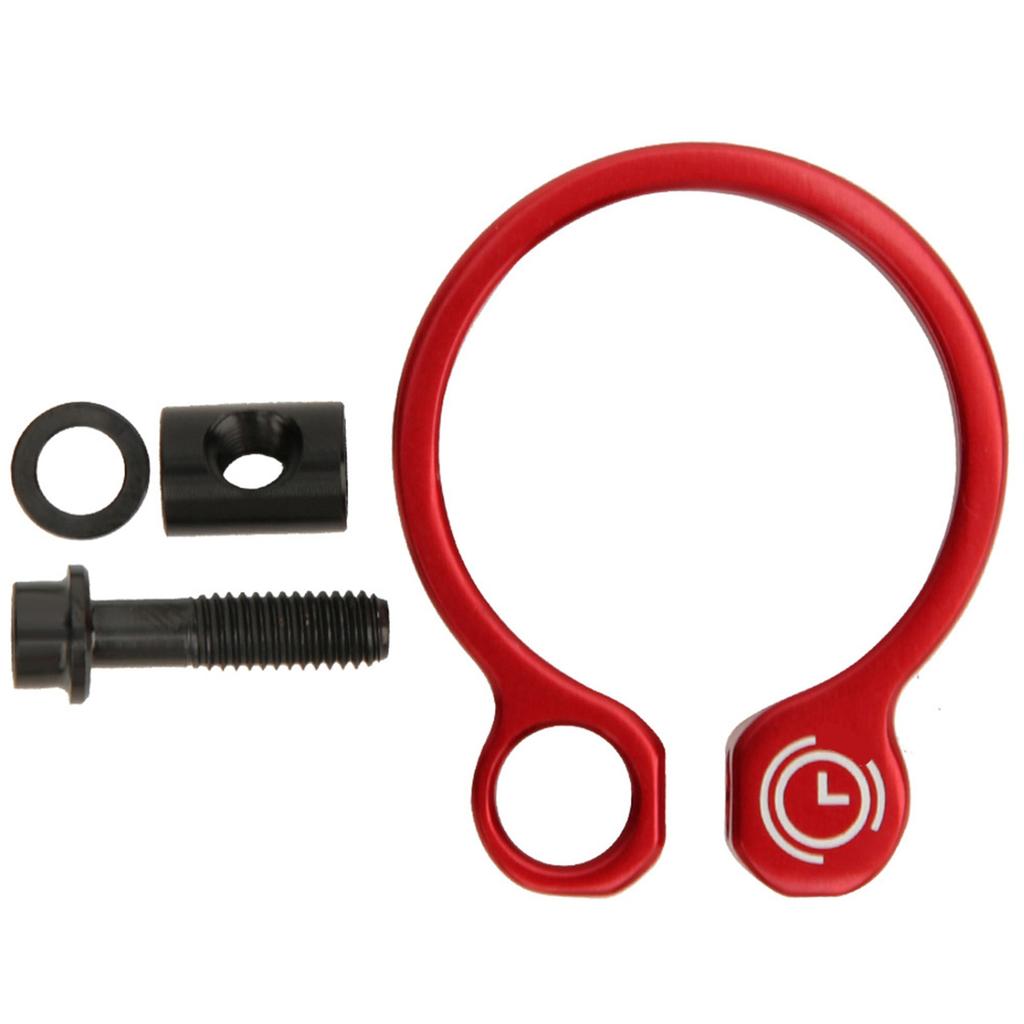 Aluminum   Alloy Bike Lock Seat Clamp with Screw Nut for Mountain Road  