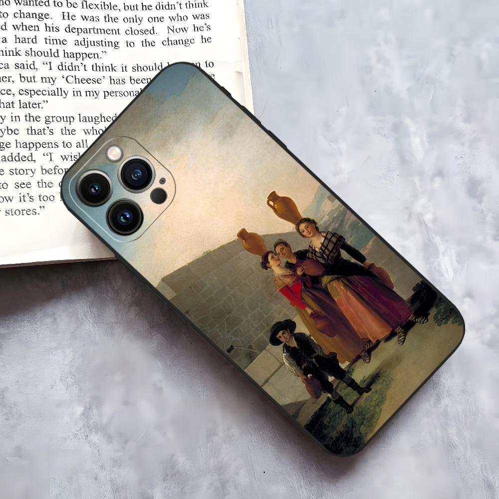 Spain Francisco Goya Art Phone Case for iphone 15 14 Pro 13 Mini 11 12 Max Xr X Xs 8 Plus Shockproof Back Cover