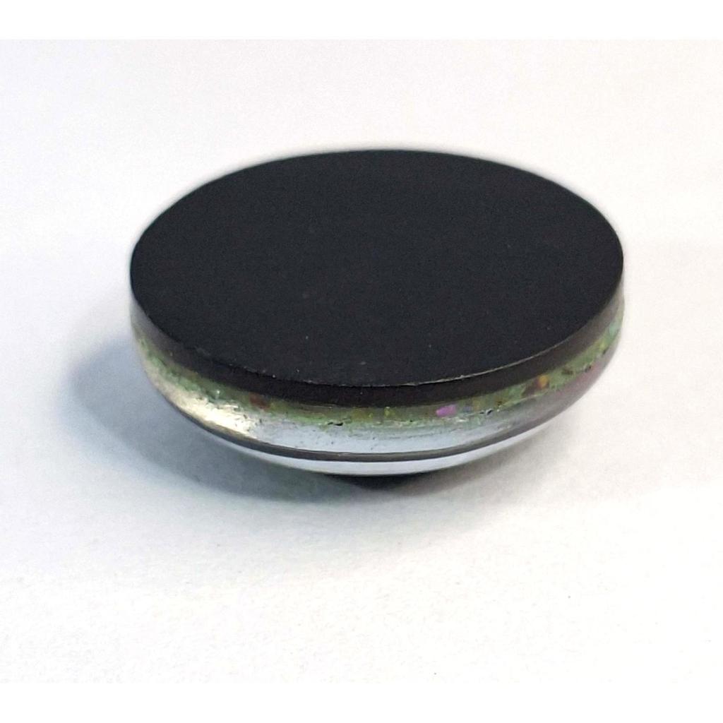 Fabulous Natural Australian Black Fire Opal 10-12 Ct Round Cut Loose Gemstone