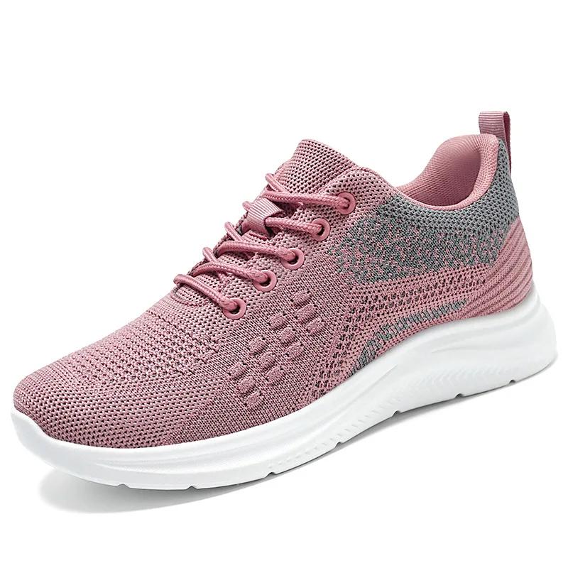 

Fashion Zapatos De Mujer Spring Fashion Women Lace Up Mesh Breathable Comfortable Flats Sneakers Women Casual Shoes for Women 36-41 36