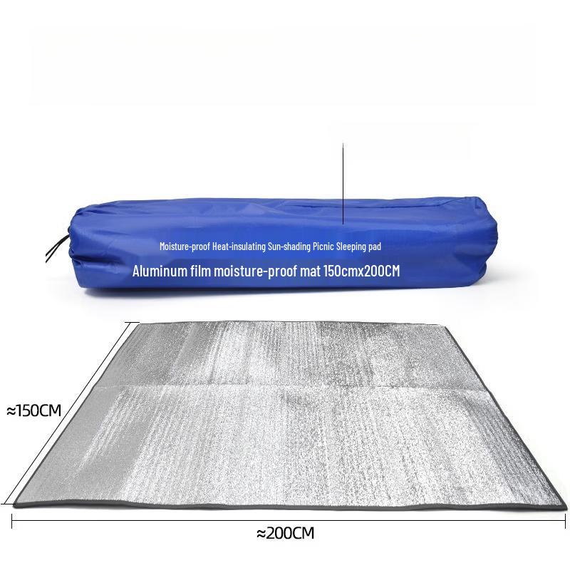 OEING Outdoor Picnic & Camping Aluminum Foil Mat (2-Pack)