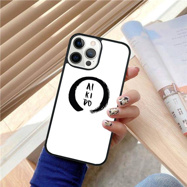 Japan Martial Aikido Coque Shell For iPhone 17 Air 15 16 14 13 12 Pro Max 11 Pro Max Plus Phone Case Cover
