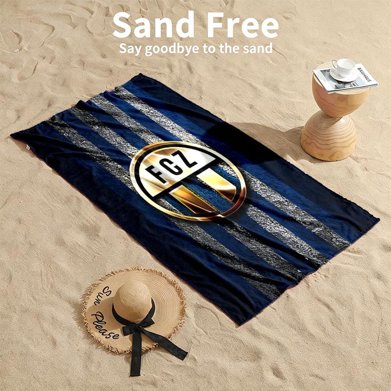 FC Zurich Beach towels also serve as bath towels summer essential a musthave for the outdoors the beach and the pool