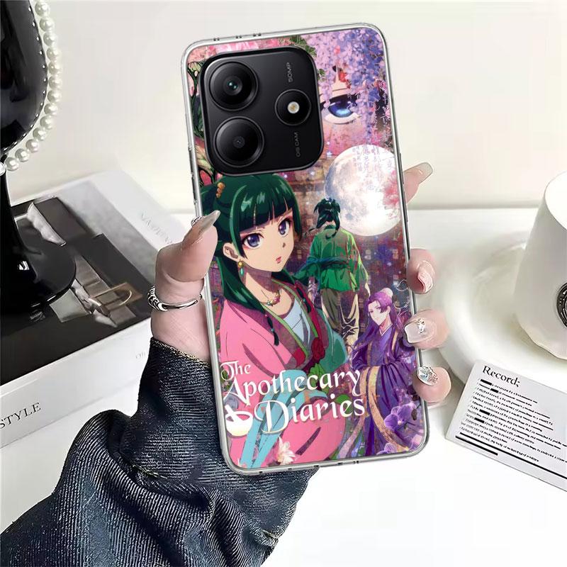 A-Apothecary D-Diaries Anime For Xiaomi Redmi Note 14 13 12 11 Pro Plus Phone Case 14S 12S 11S 11E 11T 10S 10 9S Fundas Cover Co
