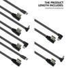 90 Degree USB 2.0 To Type C Male Converters Cable Silicone Wire Supports 10W Charging and Data Transfer
