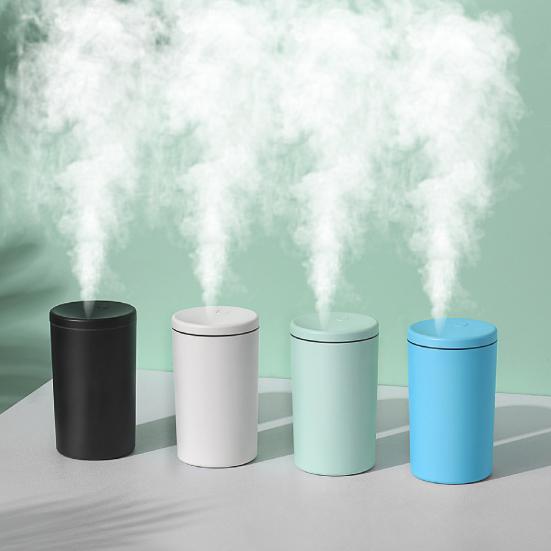 Bærbar luftfukter Rett kopp Design USB Mute Cool Mist Luftfukter Bilforstøver for hjemmet