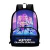 K-Pop Inspired Demon Hunter Themed Large Capacity Backpack School Travel Unisex Oxford Fabric Daypack
