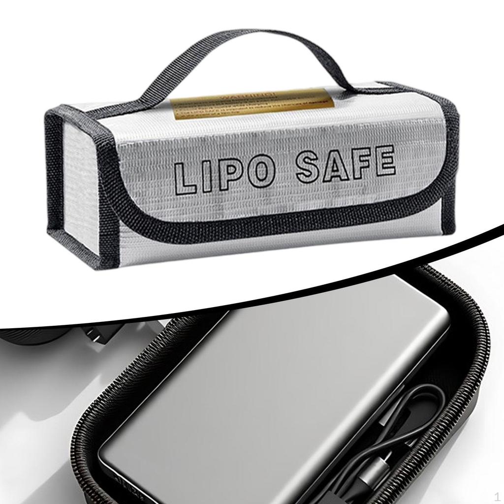 Battery Bag Carrying for Model Aircraft Transporting Fire Retardant Small Fireproof Pouch
