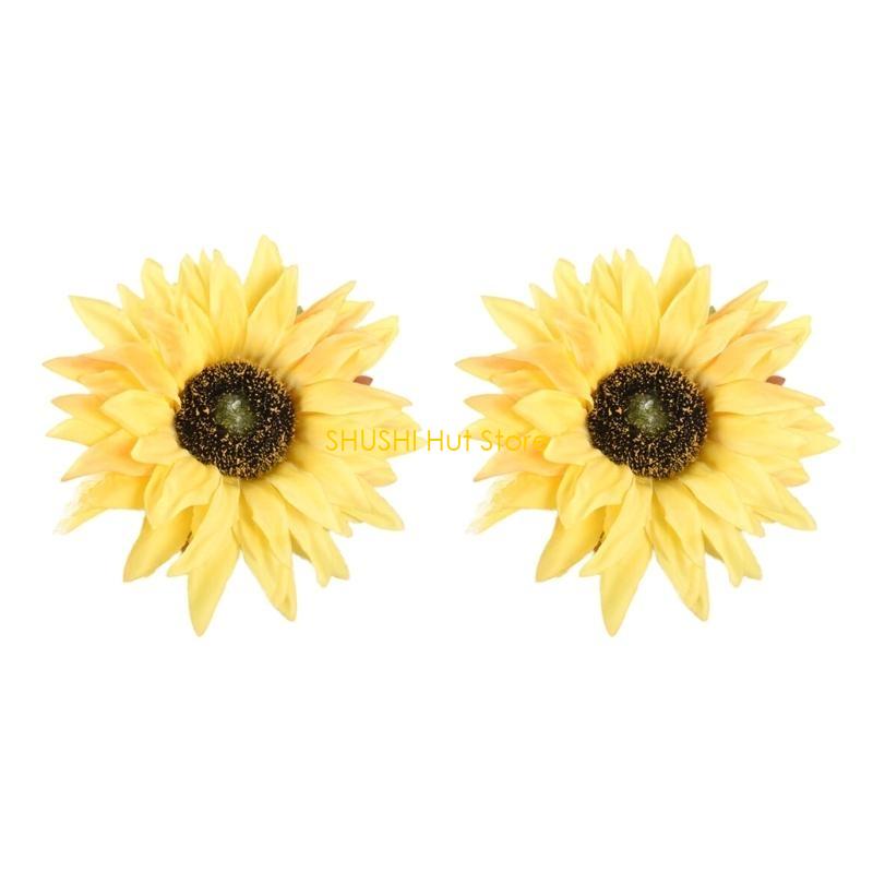 

Sunflowers Curtain Tiebacks Curtain Clips for Unique Interior Designs 2pcs D57B