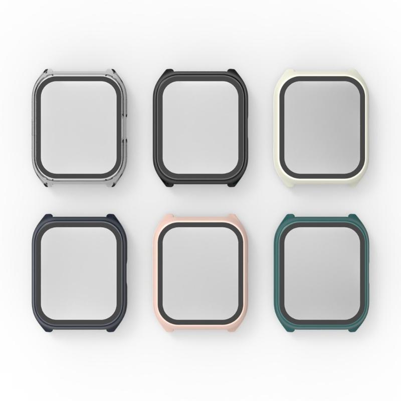 Tempered Glass Film+Case Screen Protector Full Coverage Cover Hard Anti-scratch FrameShell Watch Housing For Watch 2 Pro