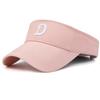 Embroidered D Letter Spring Couple Sun Hat Mountaineering Breathable Top Empty