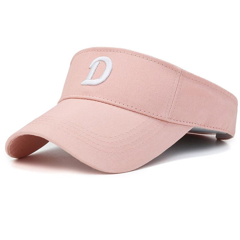 Embroidered D Letter Spring Couple Sun Hat Mountaineering Breathable Top Empty