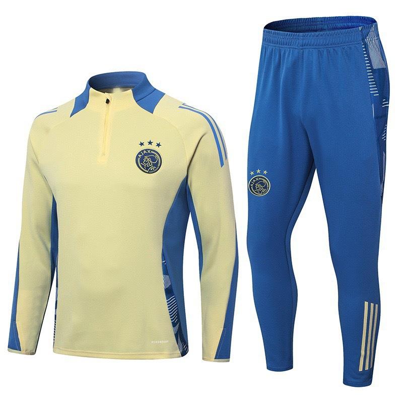 Autumn And Winter Real Madrid Barcelona Arsenal Training Suit Long Sleeve Half Zipper Football Suit Sportswear Adult Suit