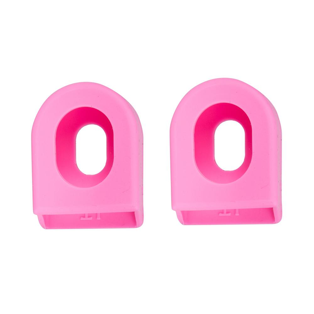 ZTTO 2pcs MTB Road Bike Crank Protector Carbon Crankset Silicone Gel Cover Protective Sleeve Bicycle Boots Bicycle Accessories светло-розовый