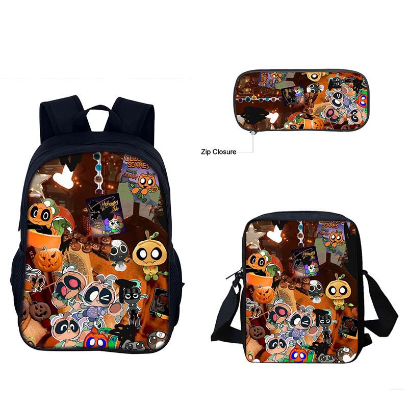 Dandys World Gourdy Childrens Backpack Pack With Cartoon Print And Waterresistant Material For Students