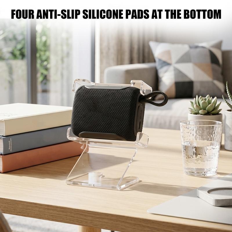 Speaker Stand Design For Go 5 Bluetooth-Compatible Speaker Audios Device Holder Anti Slip Silicone Pad