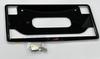 Genuine Toyota GR Logo License Plate Piano Part Number Frame, Black, 08407-18000