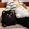 PP Cotton Calico Cat Plush Toys with Hand Pocket Black Cat Plush Doll  Birthday Christmas