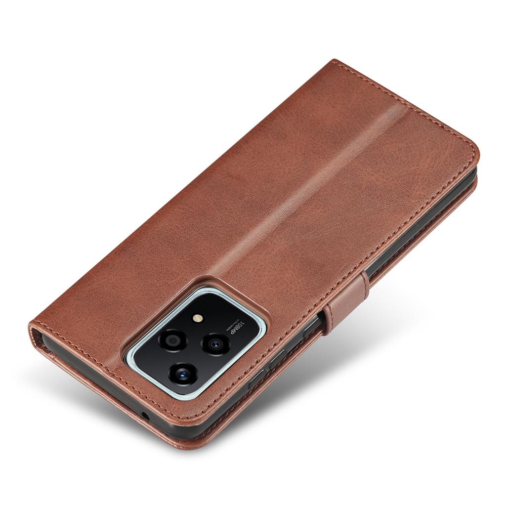 LC.IMEEKE For Honor 200 Lite Case Calf Texture Magnetic Clasp Stand Phone Cover