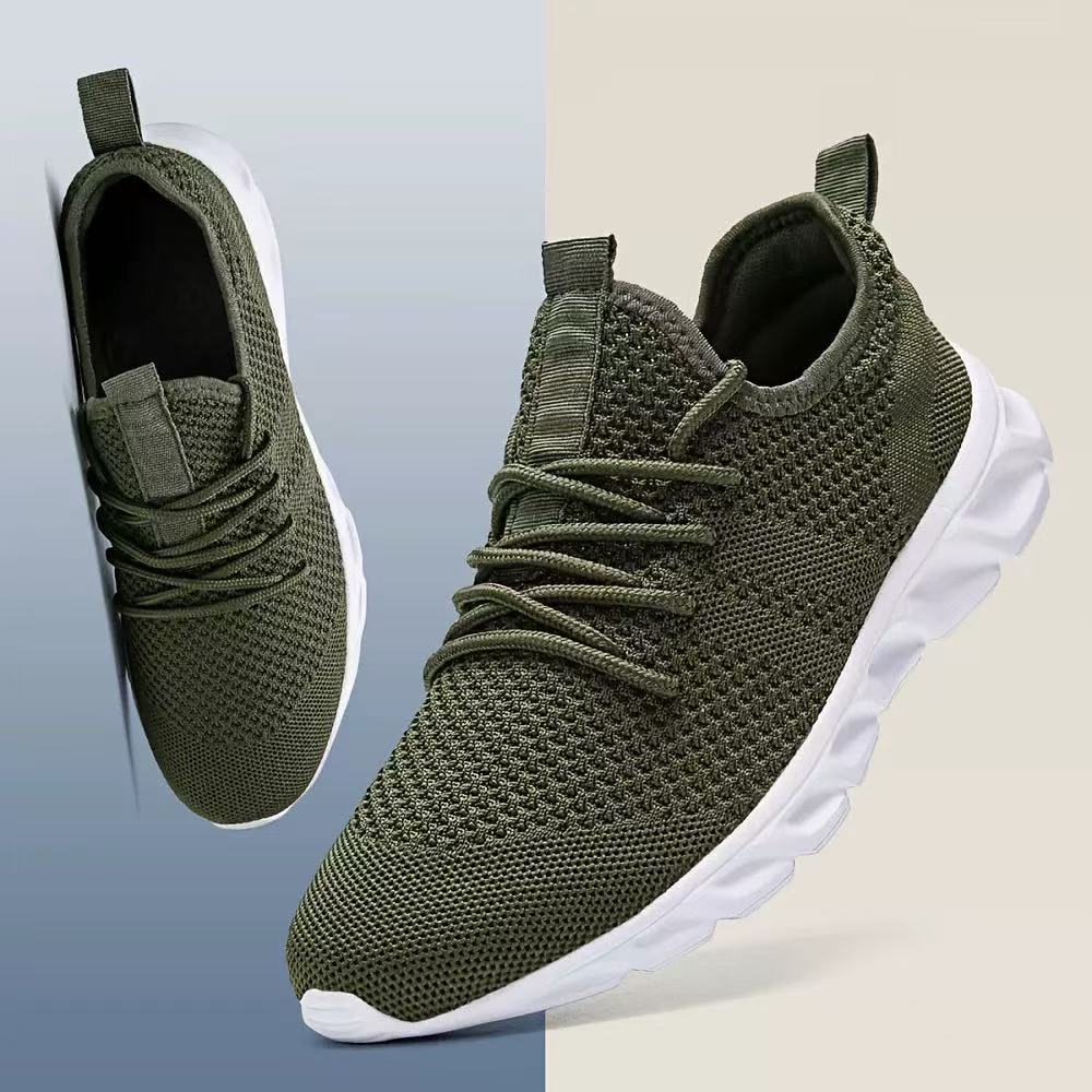 

Large size men s shoes summer mesh sports lowtop trend flywoven shoes couple casual shoes men 48