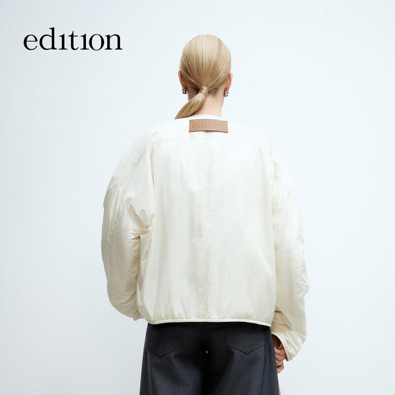 Edition Women's Short V-Neck Goose Down Cocoon Jacket
