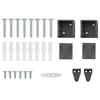 Venetian Blind Silver Grey 213 x 50 cm 25 mm PVC