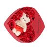 Soap Rose Gift Box Heartshaped Home Decorations Fast Colours Romantic Soft Bath Flower Soap