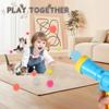 Cat Toys Interactive Launch Training Toy for Pet Kitten Mini Shooting Gun Games Stretch Plush Ball Toys Pet Supplies 2025