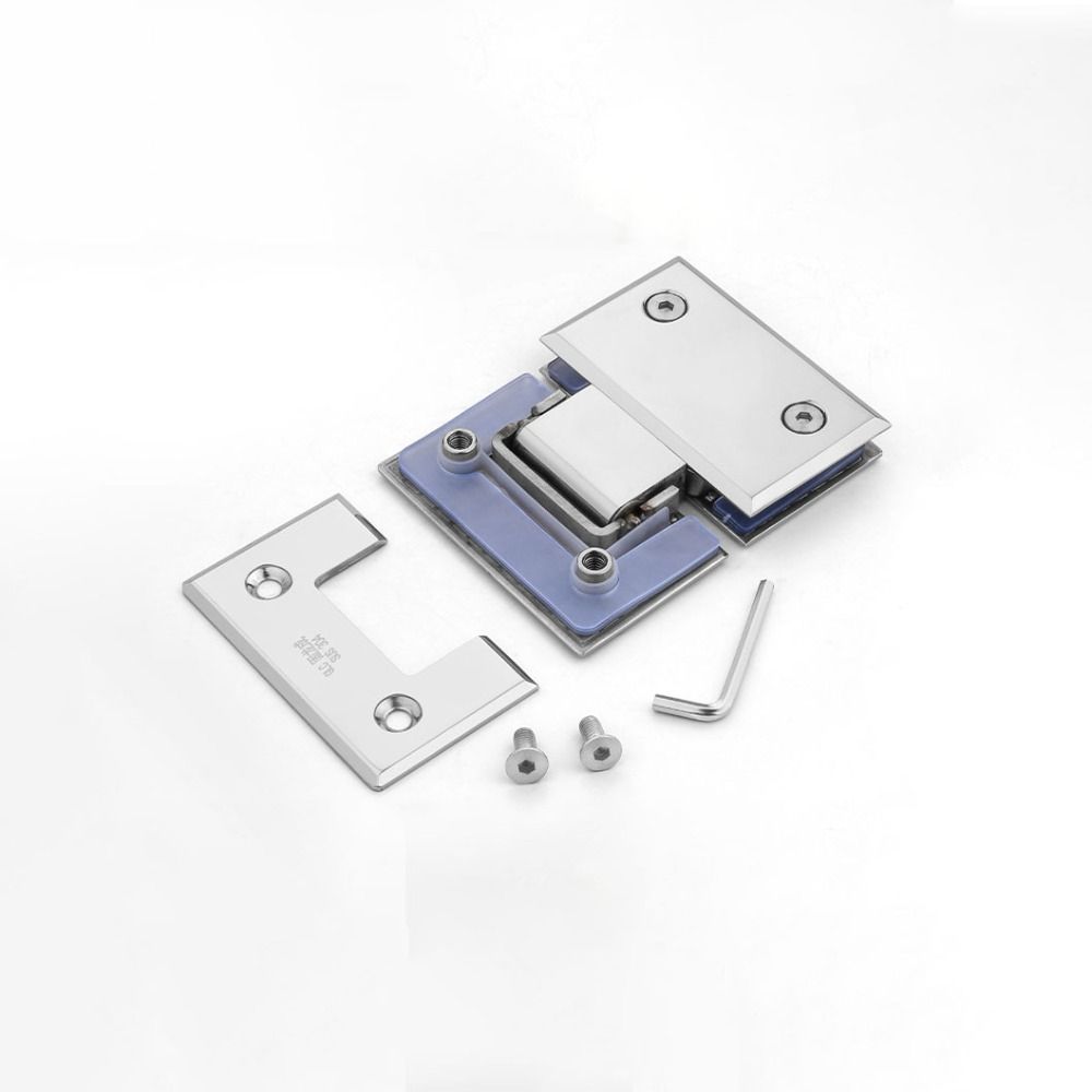90°/135°/180° Glass Door Bracket Clip Stainless Steel Door Hardware Bathroom Door Hinges  Bathroom