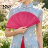 Handheld Folding Fan Vintage Japanese Bamboo Fan, Elegant with Tassels, Decorative Cooling Portable Oriental Style Accessory for Dancing Weddings